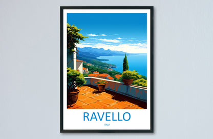 Ravello Travel Print Wall Art Ravello Wall Hanging Home Décor Ravello Gift Art Lovers Italy Art Lover Gift Ravello Print Ravello Italy Art