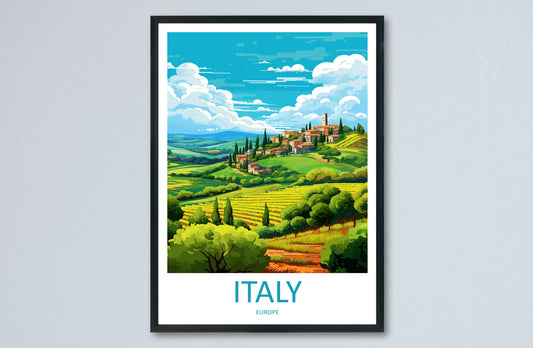 Italy Travel Print Wall Art Italy Wall Hanging Home Décor Italy Gift Art Lovers Italy Art Lover Gift Italy Print Italy Italy Art