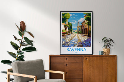 Ravenna Travel Print Wall Art Ravenna Wall Hanging Home Décor Ravenna Gift Art Lovers Italy Art Lover Gift Ravenna Print Ravenna Italy Art