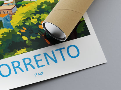 Sorrento Travel Print Wall Art Sorrento Wall Hanging Home Décor Sorrento Gift Art Lovers Italy Art Lover Gift Sorrento Print Sorrento Art