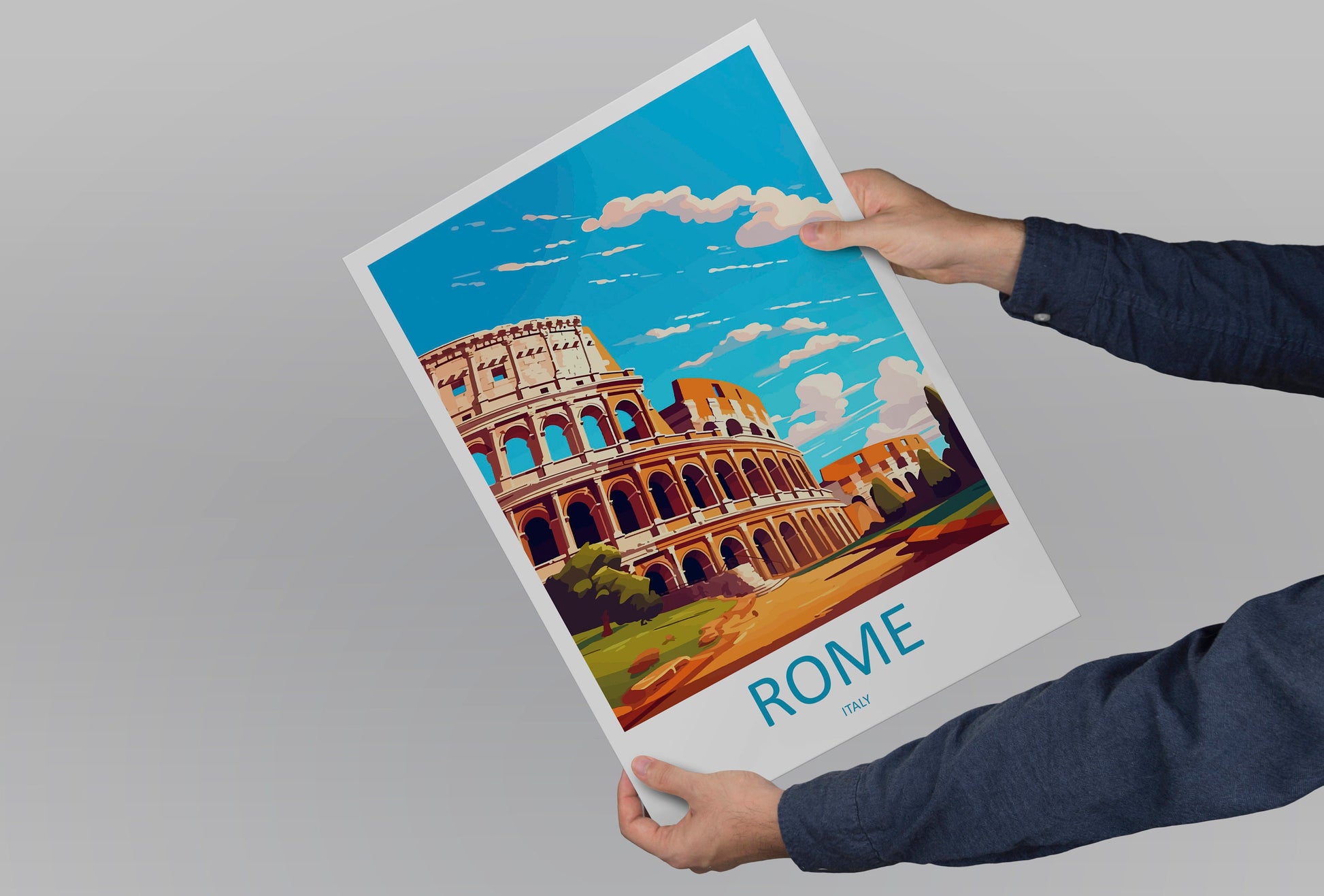 Rome Travel Print Wall Art Rome Wall Hanging Home Décor Rome Gift Art Lovers Italy Art Lover Gift Rome Print Italy Wall Art Decor