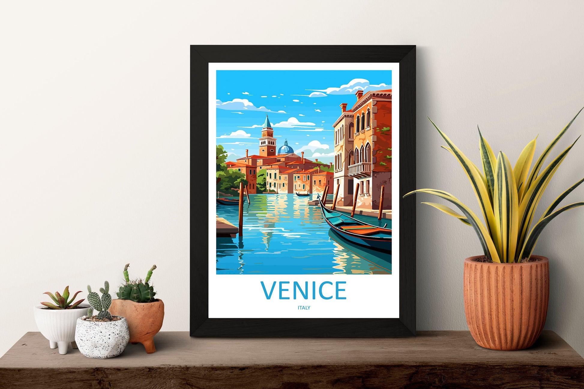 Venice Travel Print Wall Art Venice Italy Wall Hanging Home Decoration Venice Gift Art Lovers Wall Art Print Venice Italy St. Mark's Square