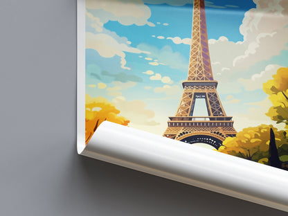Paris Travel Print Wall Art Paris Wall Hanging Home Décor Paris Gift Art Lovers France Art Lover Gift Paris Print France Wall Art Décor