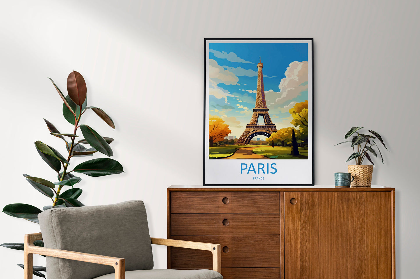 Paris Travel Print Wall Art Paris Wall Hanging Home Décor Paris Gift Art Lovers France Art Lover Gift Paris Print France Wall Art Décor