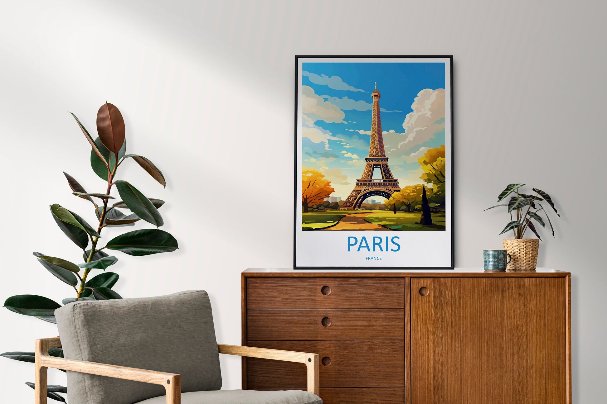 Paris Travel Print Wall Art Paris Wall Hanging Home Décor Paris Gift Art Lovers France Art Lover Gift Paris Print France Wall Art Décor