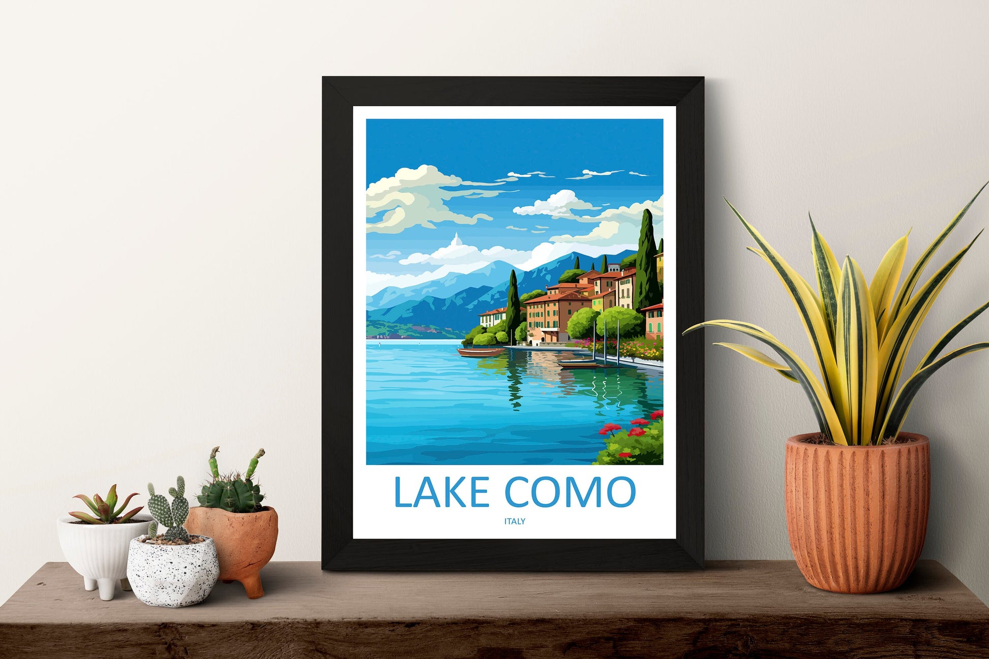 Lake Garda Travel Print Wall Art Lake Garda Wall Hanging Home Decoration Lake Garda Gift Art Lovers Wall Art Print Art Lake Garda Travel Art