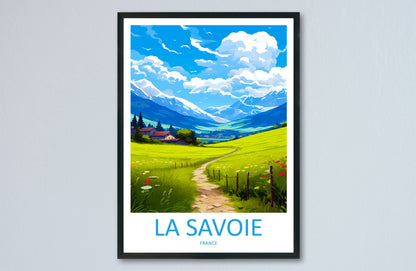La Savoie Travel Print Wall Art La Savoie Wall Hanging Home Décor La Savoie Gift Art Lovers France Art Lover Gift La Savoie Print