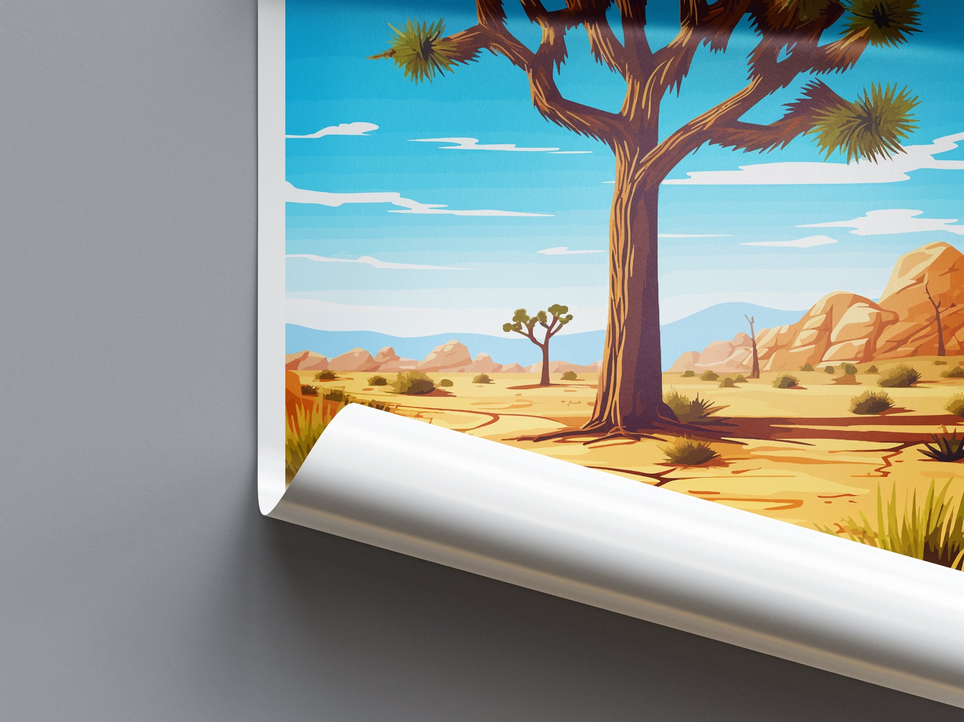 Joshua Tree National Park Travel Print Wall Art Joshua Tree Wall Hanging Home Décor Joshua Tree Gift Art Lovers California Art Lover Gift