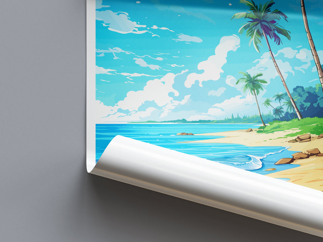 Cayman Islands Travel Print Wall Art Cayman Islands Wall Hanging Home Décor Cayman Islands Gift Art Lovers Wall Art Caribbean