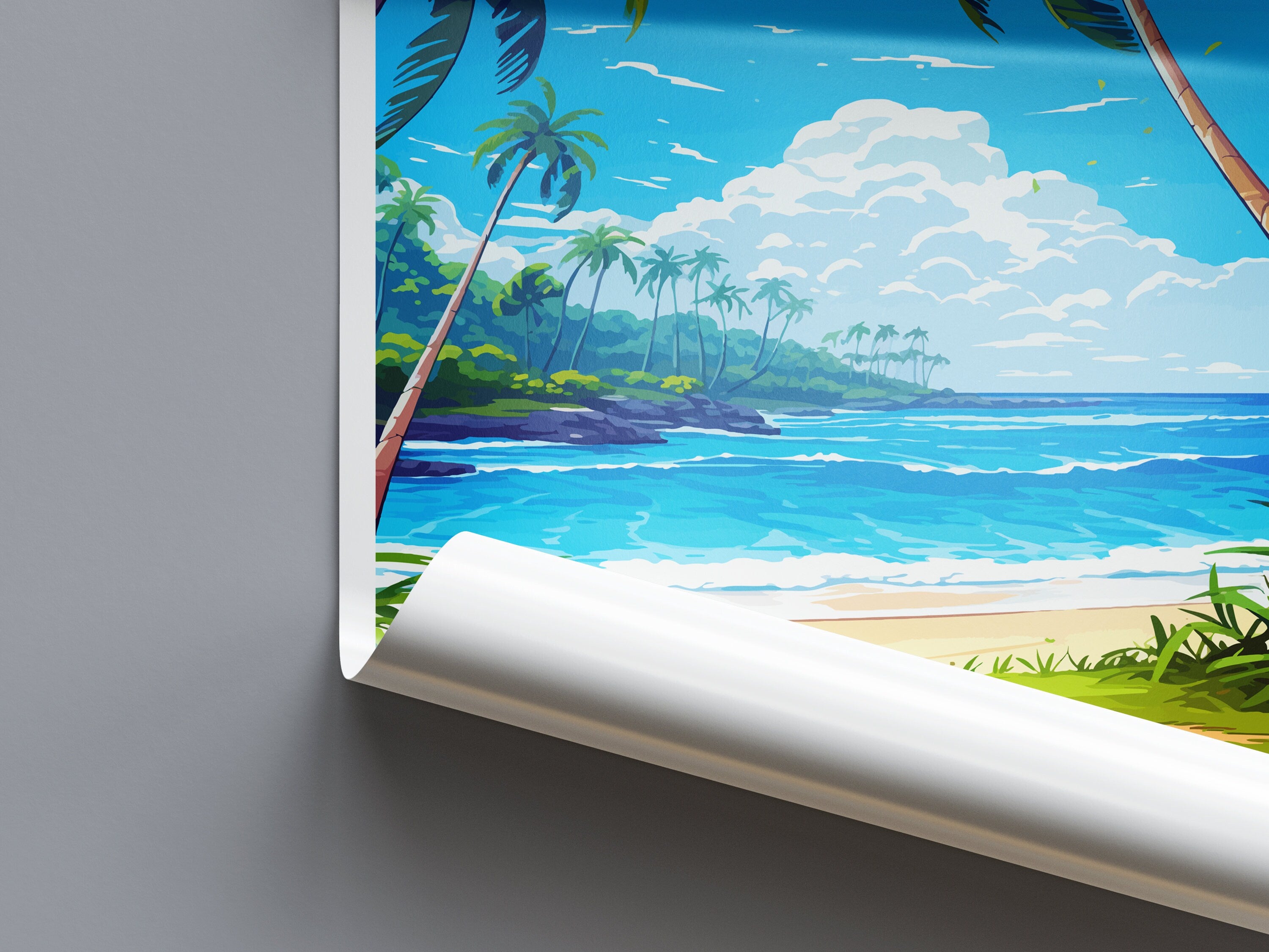 Barbados Travel Print Wall Art Barbados Wall Hanging Home Décor Barbados Gift Art Lovers Wall Art Caribbean Travel Print Barbados Decor