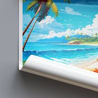Barbados Travel Print Wall Art Barbados Wall Hanging Home Décor Barbados Gift Art Lovers Wall Art Caribbean Travel Print Barbados Decor