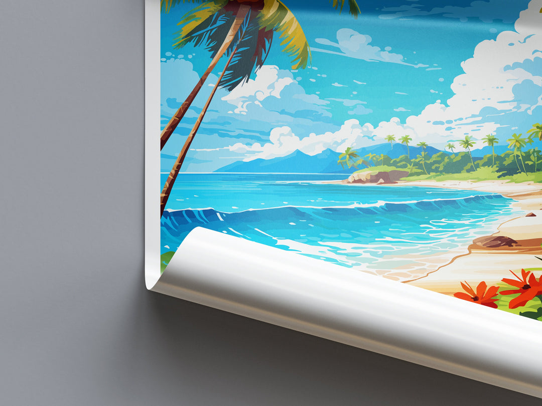 Barbados Travel Print Wall Art Barbados Wall Hanging Home Décor Barbados Gift Art Lovers Wall Art Caribbean Travel Print Barbados Decor