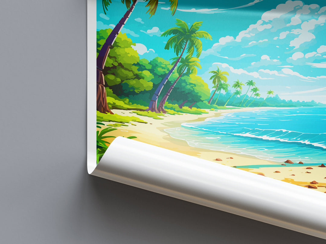 Bahamas Travel Print Wall Art Bahamas Wall Hanging Home Décor Bahamas Gift Art Lovers Wall Art Caribbean Travel Print Bahamas Decor