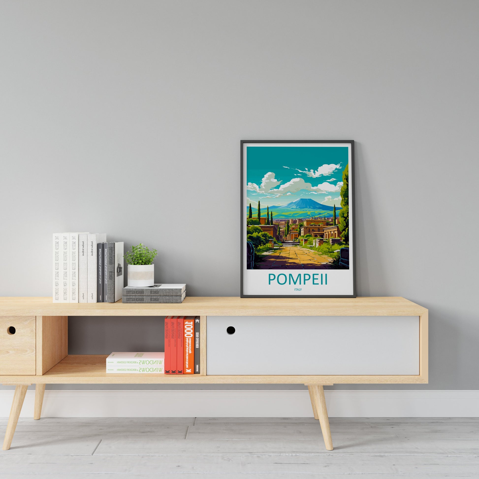 Pompeii Travel Print Wall Art Pompeii Italy Wall Hanging Home Decoration Pompeii Gift Art Lovers Wall Art Print Pompeii Italy Art Pompeii