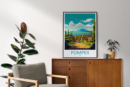 Pompeii Travel Print Wall Art Pompeii Italy Wall Hanging Home Decoration Pompeii Gift Art Lovers Wall Art Print Pompeii Italy Art Pompeii