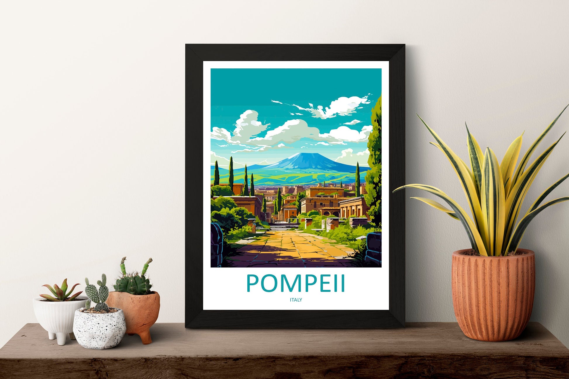 Pompeii Travel Print Wall Art Pompeii Italy Wall Hanging Home Decoration Pompeii Gift Art Lovers Wall Art Print Pompeii Italy Art Pompeii