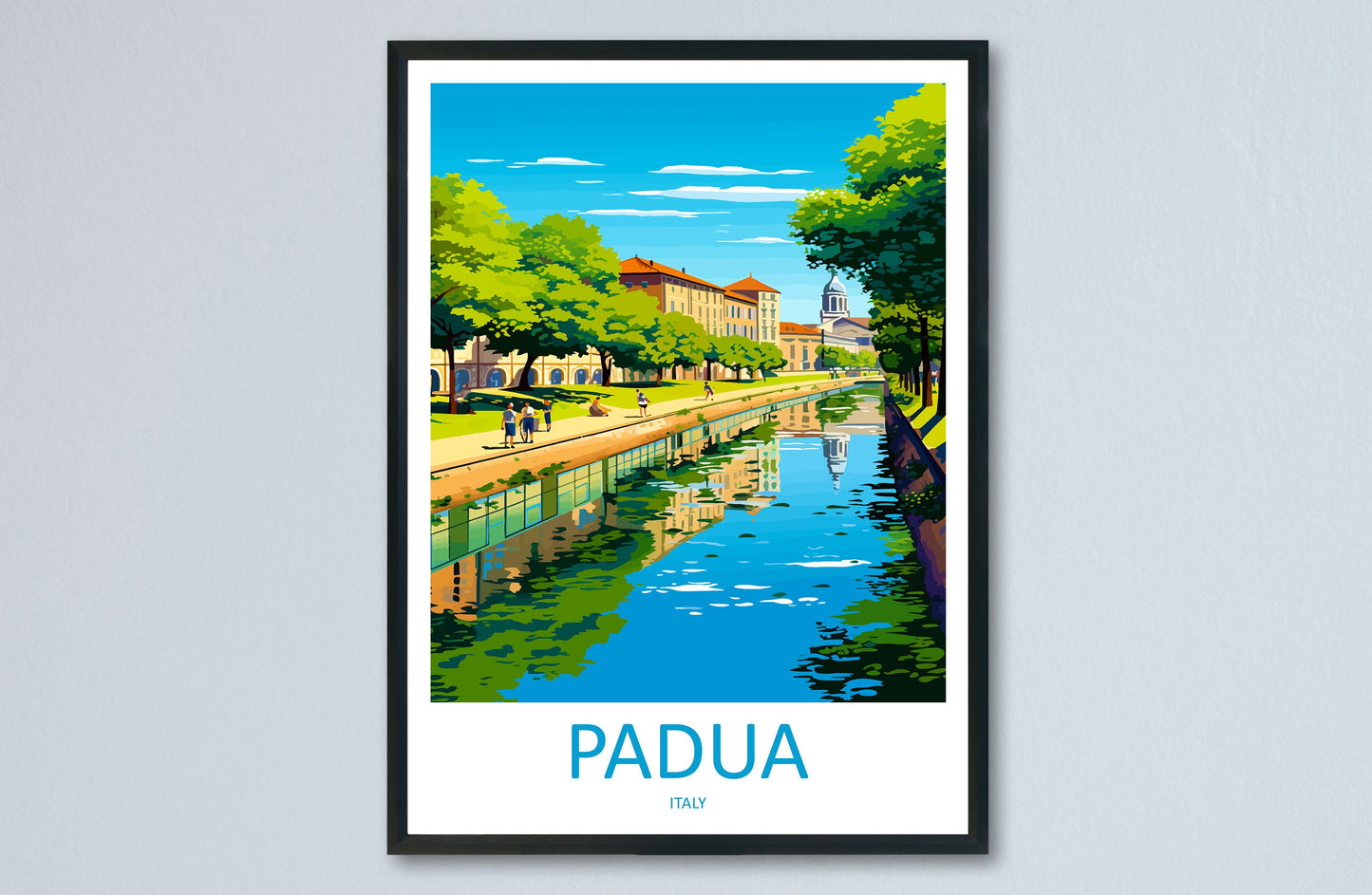 Padua Travel Print Padua Home Décor Palermo Art Print Padua Town Room Print For Padua Gift Padua Poster Wall Art For Italy