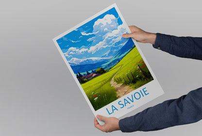 La Savoie Travel Print Wall Art La Savoie Wall Hanging Home Décor La Savoie Gift Art Lovers France Art Lover Gift La Savoie Print