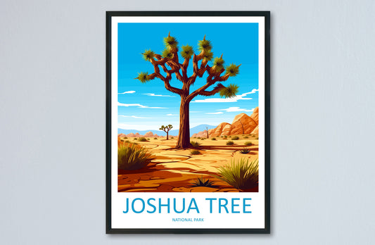 Joshua Tree National Park Travel Print Wall Art Joshua Tree Wall Hanging Home Décor Joshua Tree Gift Art Lovers California Art Lover Gift
