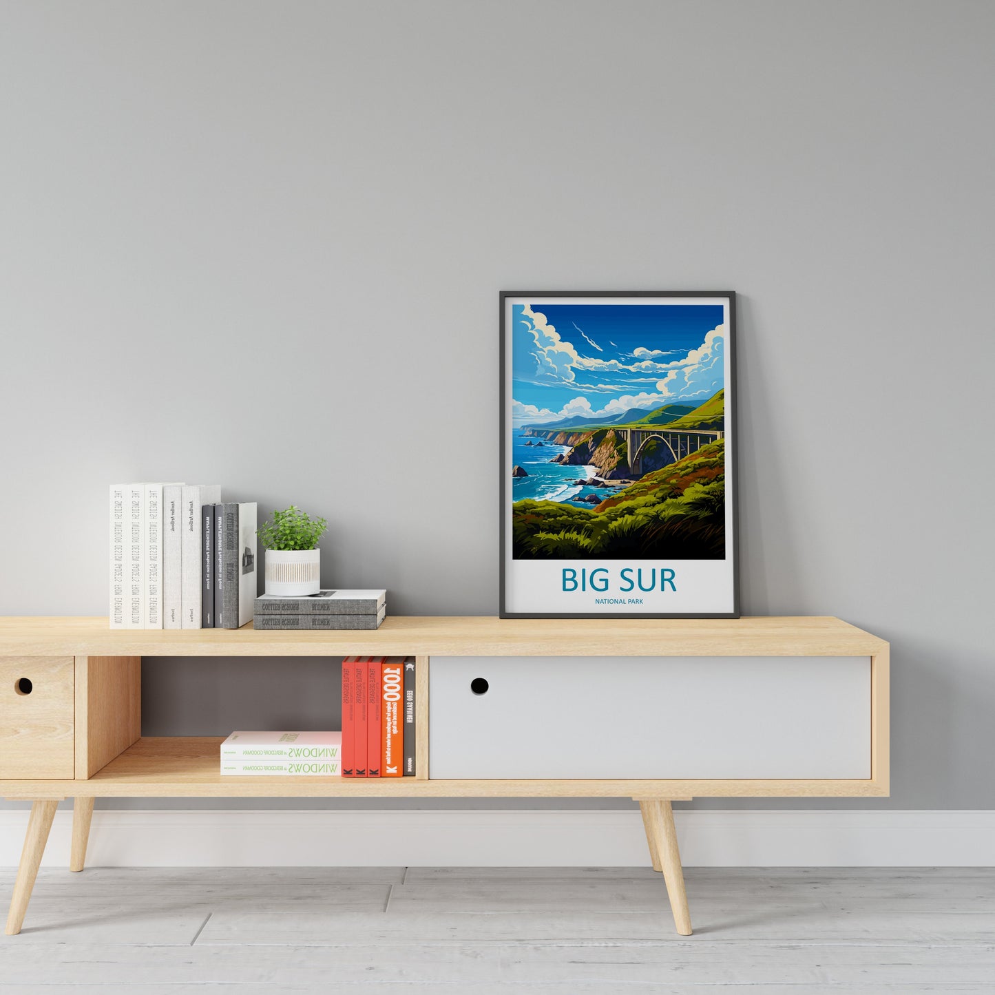 Big Sur National Park Travel Print Wall Art Big Sur Wall Hanging Home Décor Big Sur Gift Art Lovers California Lover Gift Big Sur Poster