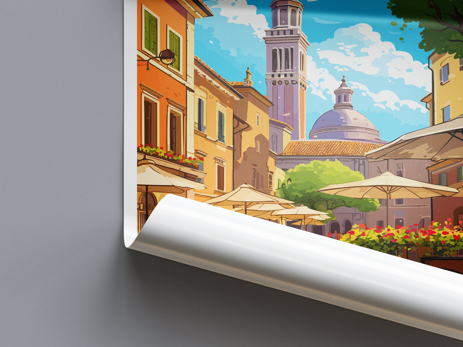 Modena Travel Print Wall Art Modena Wall Hanging Home Décor Modena Gift Art Lovers Italy Art Lover Gift Modena Print Modena Travel Gift Art