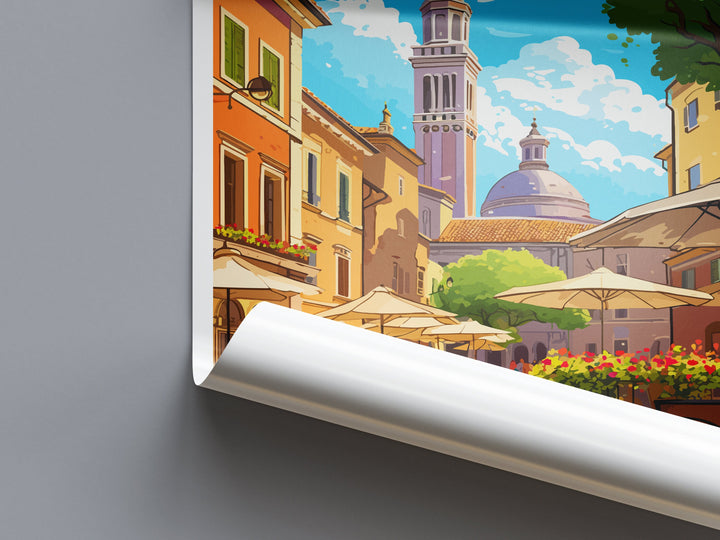 Modena Travel Print Wall Art Modena Wall Hanging Home Décor Modena Gift Art Lovers Italy Art Lover Gift Modena Print Modena Travel Gift Art