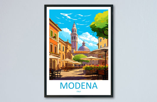Modena Travel Print Wall Art Modena Wall Hanging Home Décor Modena Gift Art Lovers Italy Art Lover Gift Modena Print Modena Travel Gift Art
