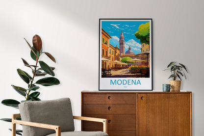 Modena Travel Print Wall Art Modena Wall Hanging Home Décor Modena Gift Art Lovers Italy Art Lover Gift Modena Print Modena Travel Gift Art