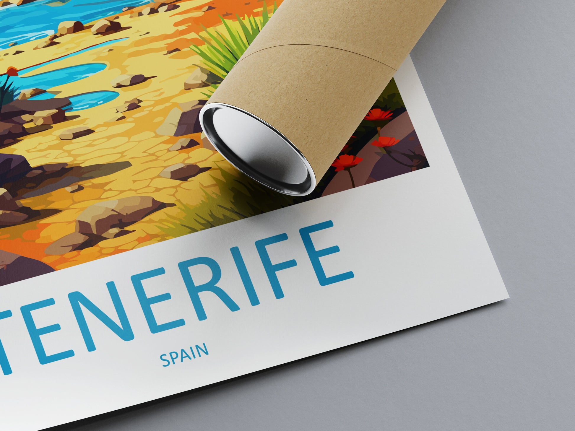 Tenerife Travel Print Wall Art Tenerife Wall Hanging Home Décor Tenerife Gift Art Lovers Spain Art Lover Gift Tenerife Print Spain Wall Art
