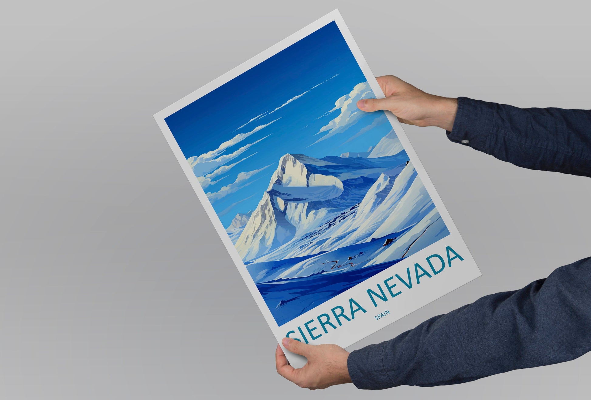 Sierra Nevada National Park Travel Print Wall Art Sierra Nevada National Park Wall Hanging Home Décor Sierra Nevada National Park Gift Art