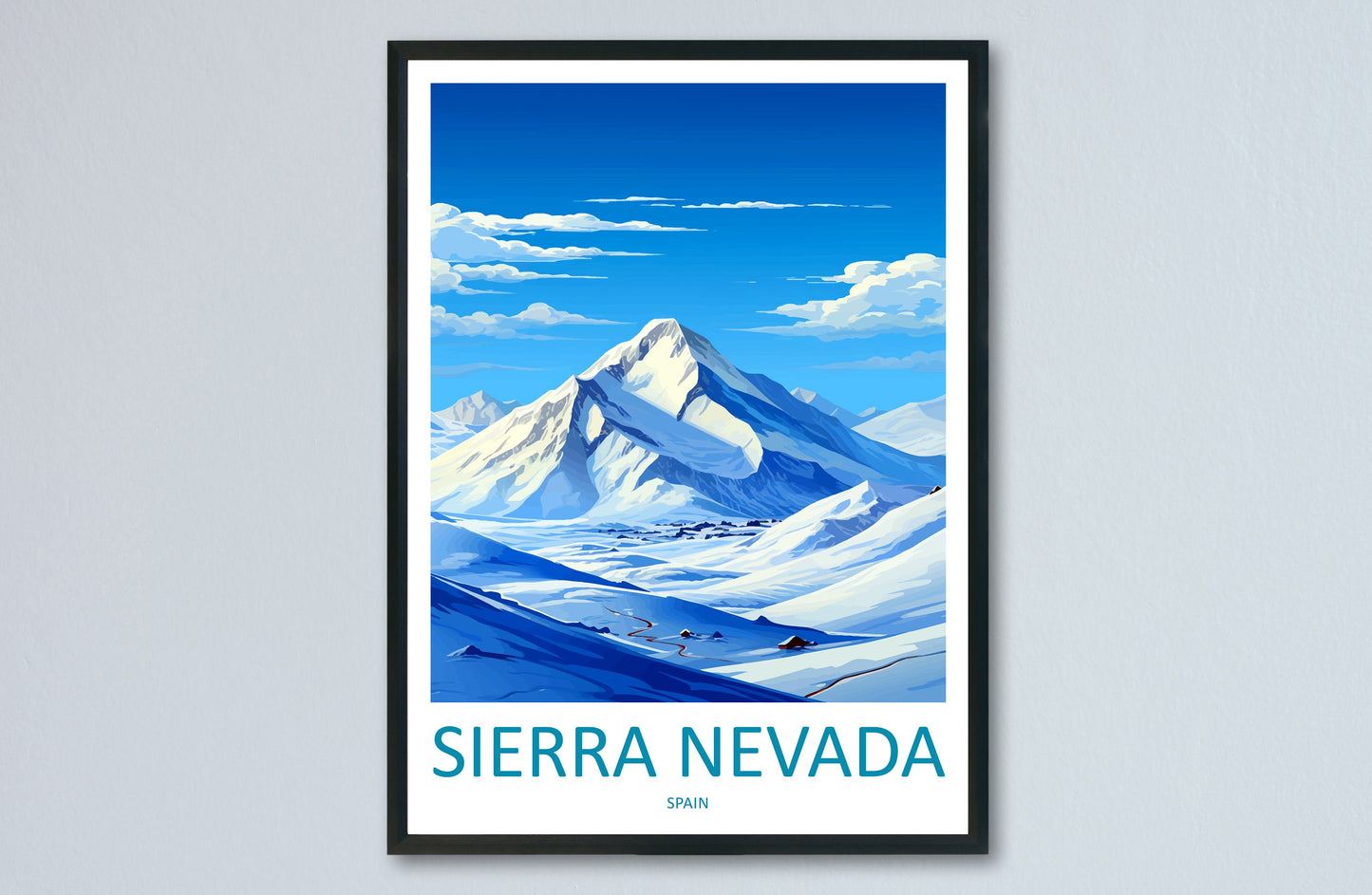 Sierra Nevada National Park Travel Print Wall Art Sierra Nevada National Park Wall Hanging Home Décor Sierra Nevada National Park Gift Art