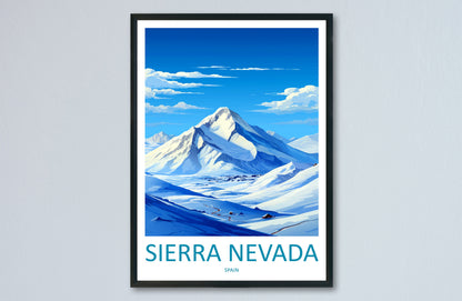 Sierra Nevada National Park Travel Print Wall Art Sierra Nevada National Park Wall Hanging Home Décor Sierra Nevada National Park Gift Art