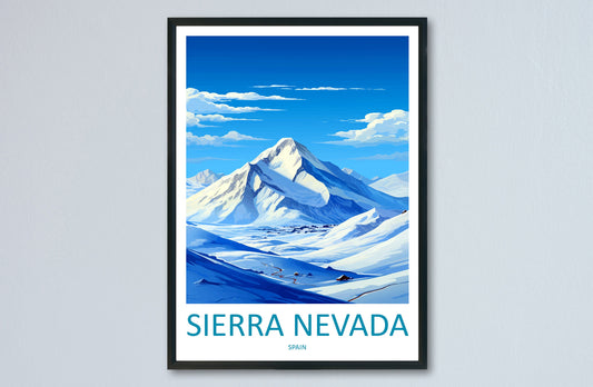 Sierra Nevada National Park Travel Print Wall Art Sierra Nevada National Park Wall Hanging Home Décor Sierra Nevada National Park Gift Art