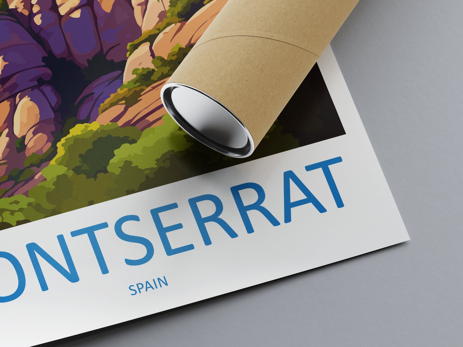 Montserrat Travel Print Wall Art Montserrat Wall Hanging Home Décor Montserrat Gift Art Lovers Spain Art Lover Gift Montserrat Print Spain