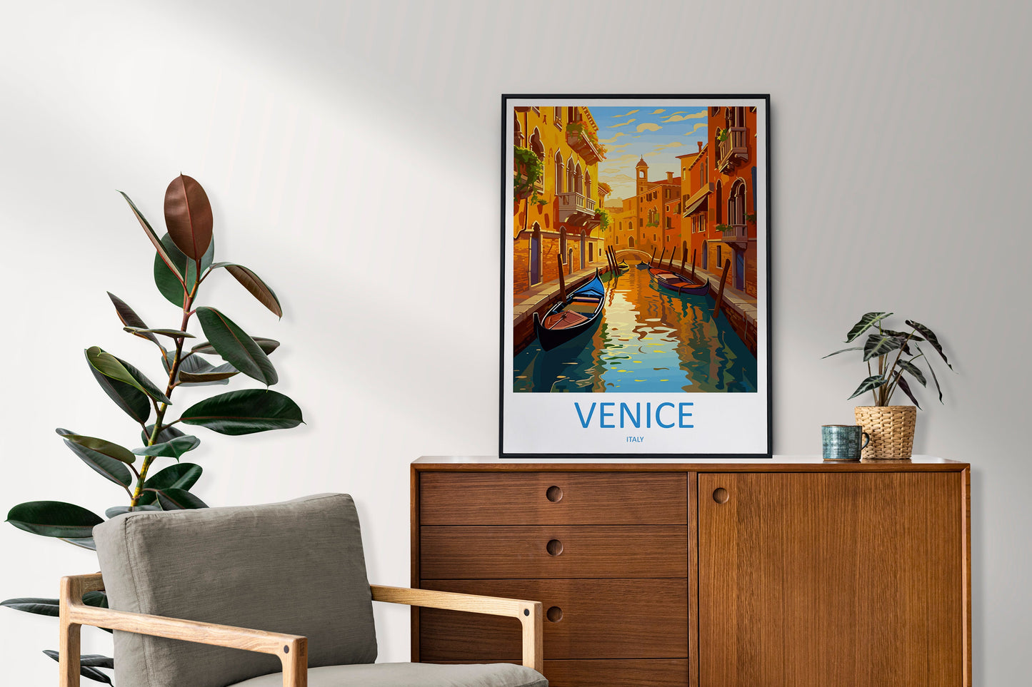 Venice Travel Print Wall Art Venice Italy Wall Hanging Home Decoration Venice Gift Art Lovers Wall Art Print Venice Italy St. Mark's Square
