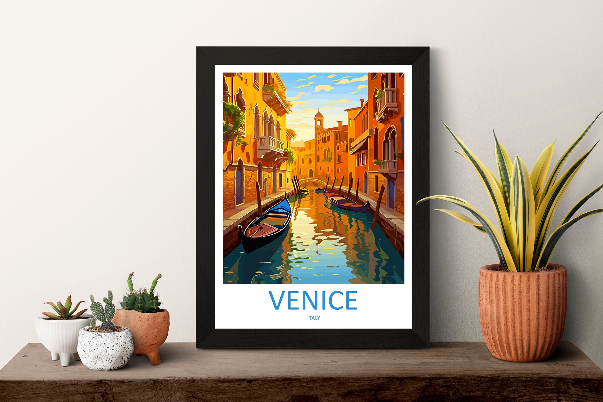 Venice Travel Print Wall Art Venice Italy Wall Hanging Home Decoration Venice Gift Art Lovers Wall Art Print Venice Italy St. Mark's Square