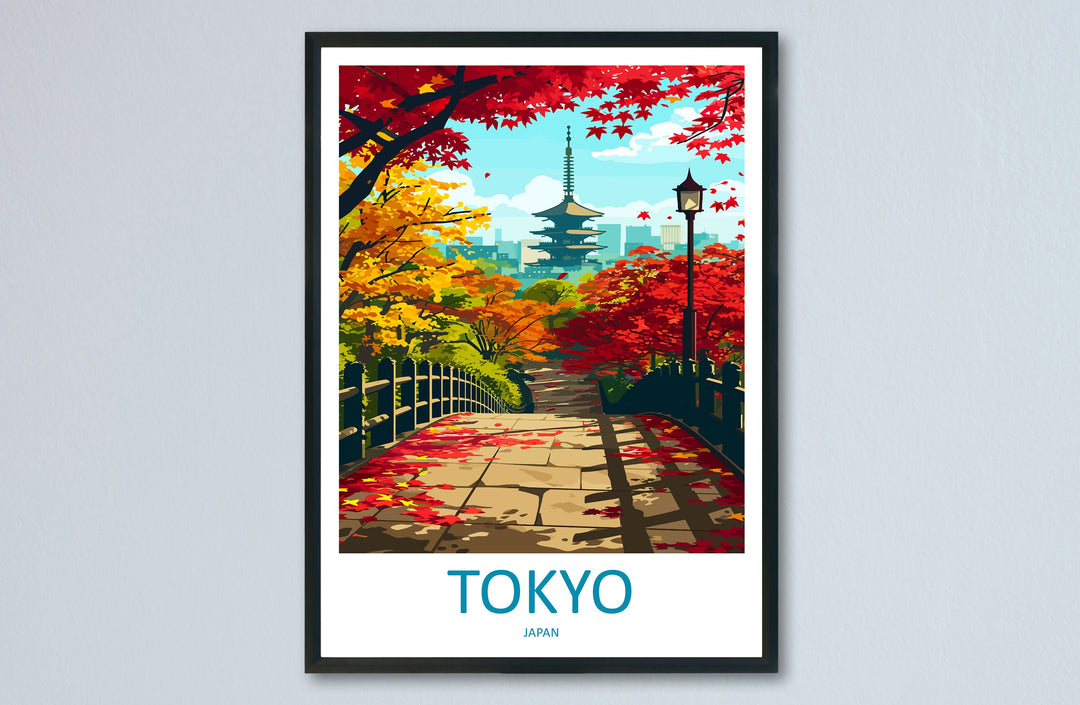 Japan Travel Print Wall Art Japan Wall Hanging Home Décor Japan Gift Art Lovers Tokyo Art Lover Gift Tokyo Travel Gift