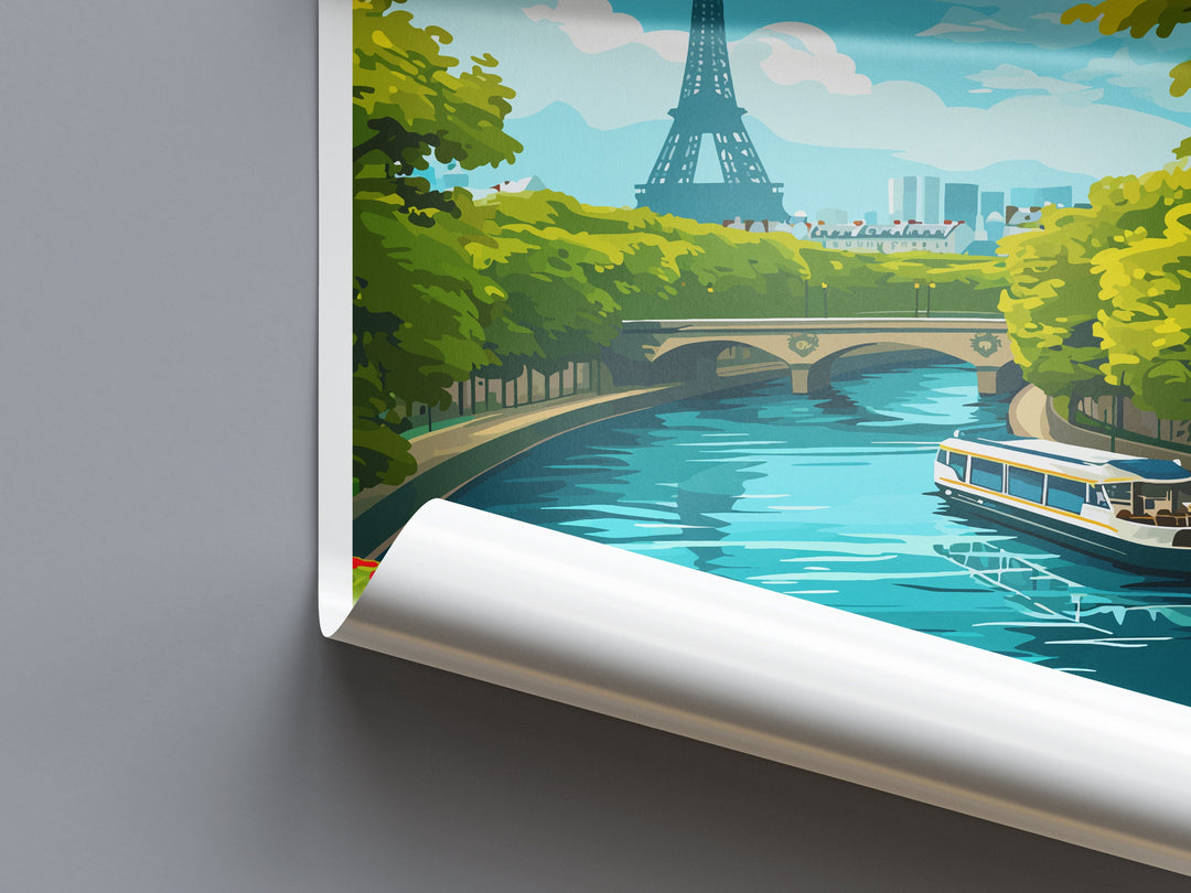 Paris Travel Print Wall Art Paris Wall Hanging Home Décor Paris Gift Art Lovers France Art Lover Gift Paris Print France Wall Art Décor
