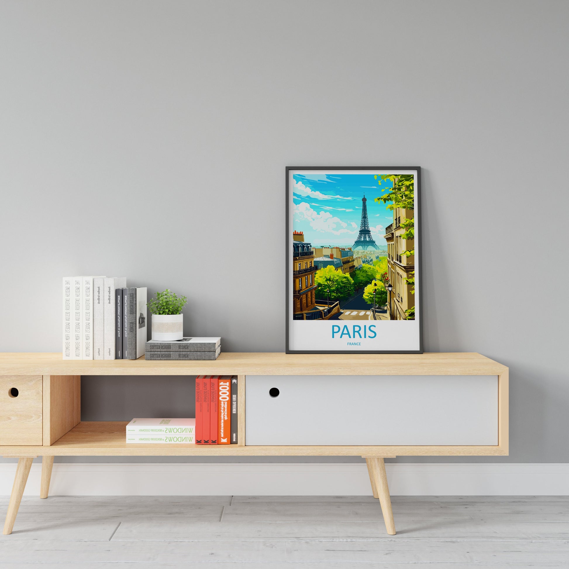 Paris Travel Print Wall Art Paris Wall Hanging Home Décor Paris Gift Art Lovers France Art Lover Gift Paris Print France Wall Art Décor