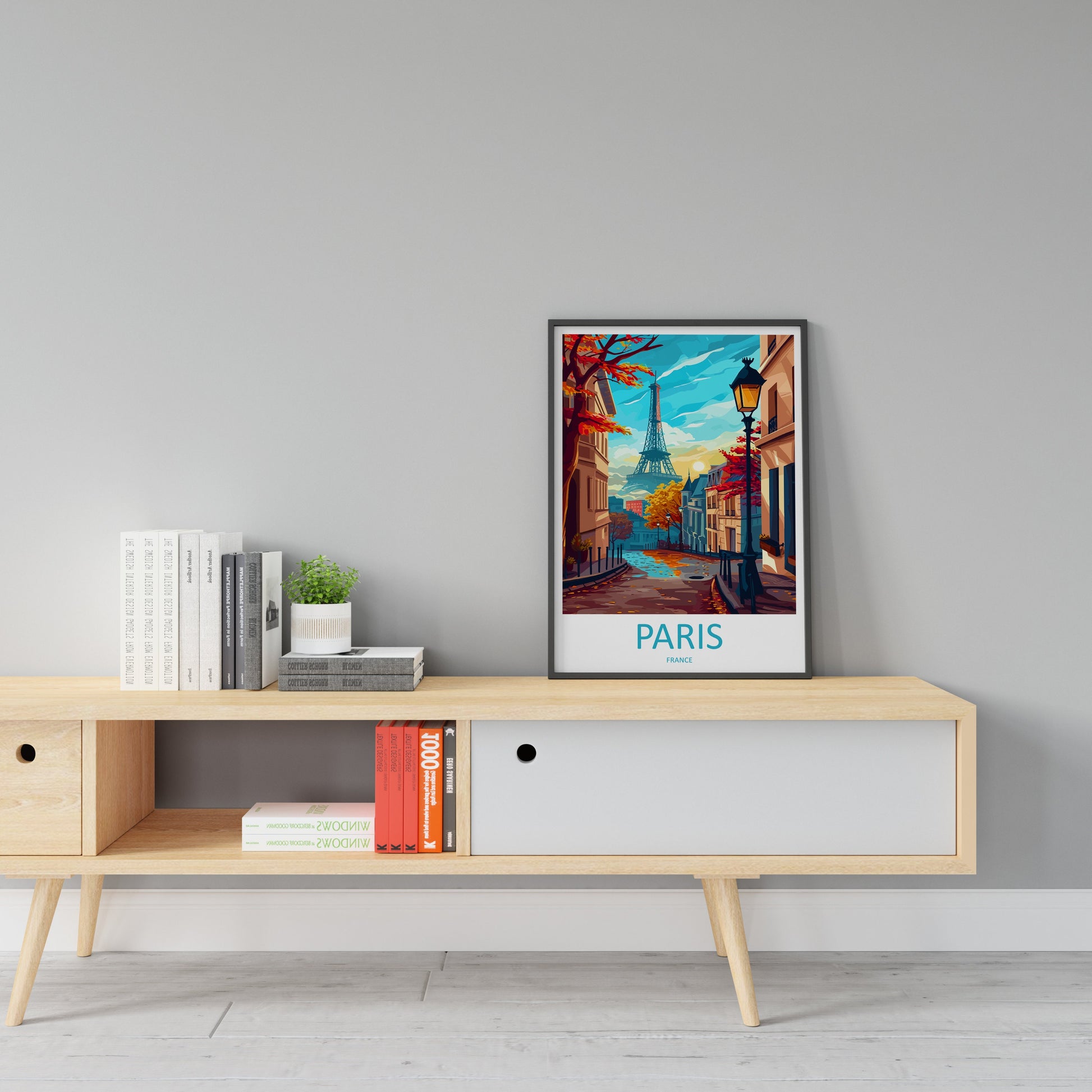 Paris Travel Print Wall Art Paris Wall Hanging Home Décor Paris Gift Art Lovers France Art Lover Gift Paris Print France Wall Art Décor