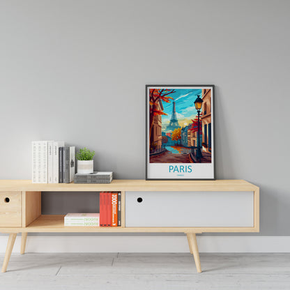 Paris Travel Print Wall Art Paris Wall Hanging Home Décor Paris Gift Art Lovers France Art Lover Gift Paris Print France Wall Art Décor