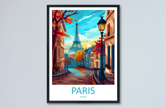 Paris Travel Print Wall Art Paris Wall Hanging Home Décor Paris Gift Art Lovers France Art Lover Gift Paris Print France Wall Art Décor