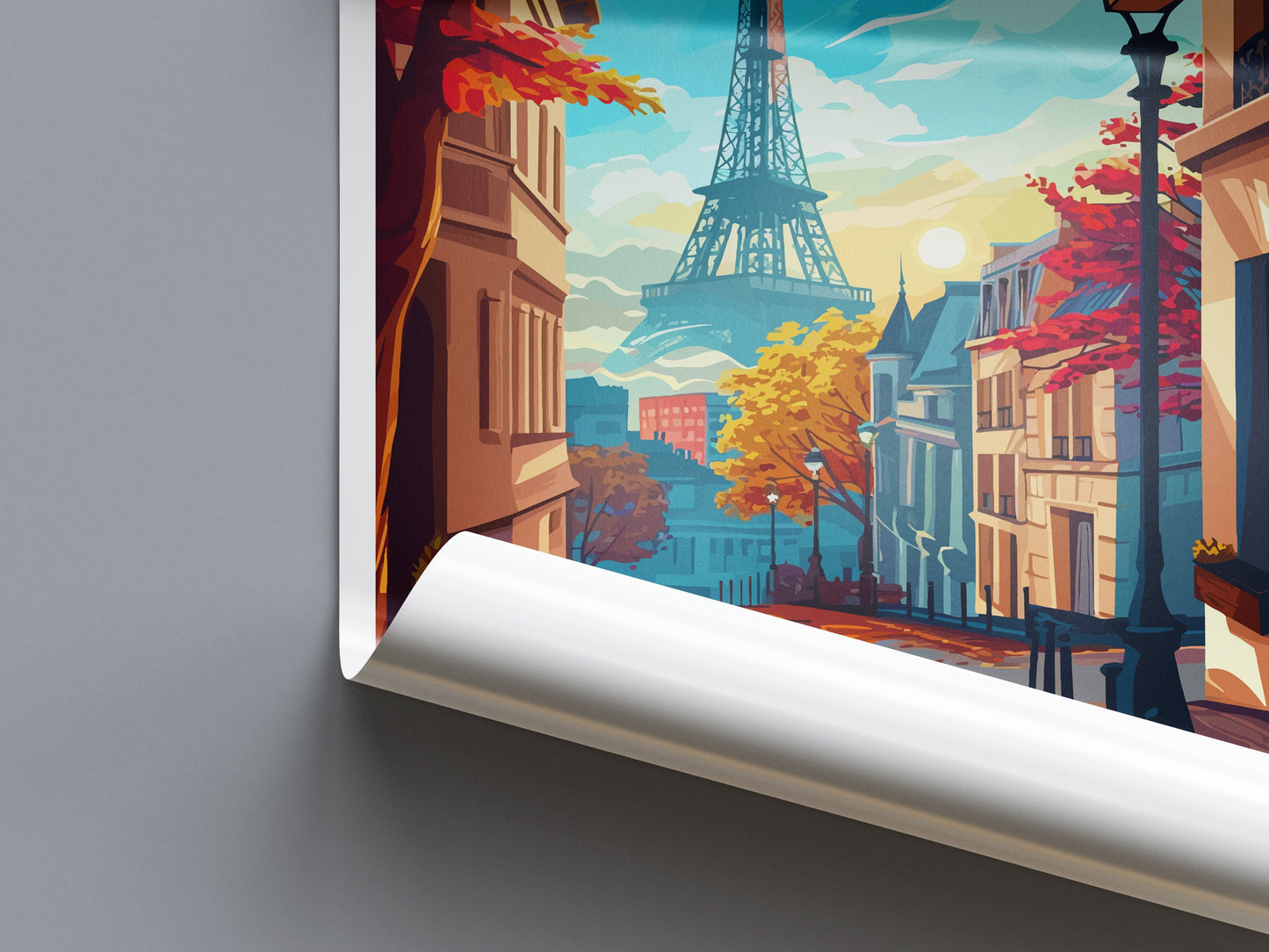 Paris Travel Print Wall Art Paris Wall Hanging Home Décor Paris Gift Art Lovers France Art Lover Gift Paris Print France Wall Art Décor