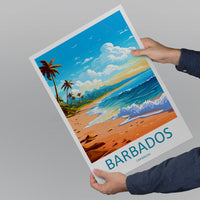 Barbados Travel Print Wall Art Barbados Wall Hanging Home Décor Barbados Gift Art Lovers Wall Art Caribbean Travel Print Barbados Decor