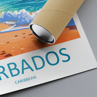 Barbados Travel Print Wall Art Barbados Wall Hanging Home Décor Barbados Gift Art Lovers Wall Art Caribbean Travel Print Barbados Decor