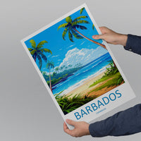 Barbados Travel Print Wall Art Barbados Wall Hanging Home Décor Barbados Gift Art Lovers Wall Art Caribbean Travel Print Barbados Decor