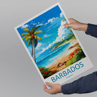 Barbados Travel Print Wall Art Barbados Wall Hanging Home Décor Barbados Gift Art Lovers Wall Art Caribbean Travel Print Barbados Decor
