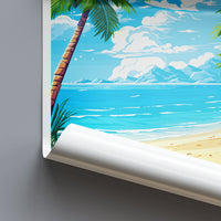 Aruba Travel Print Wall Art Aruba Wall Hanging Home Décor Aruba Gift Art Lovers Wall Art Caribbean Travel Print Aruba Decor