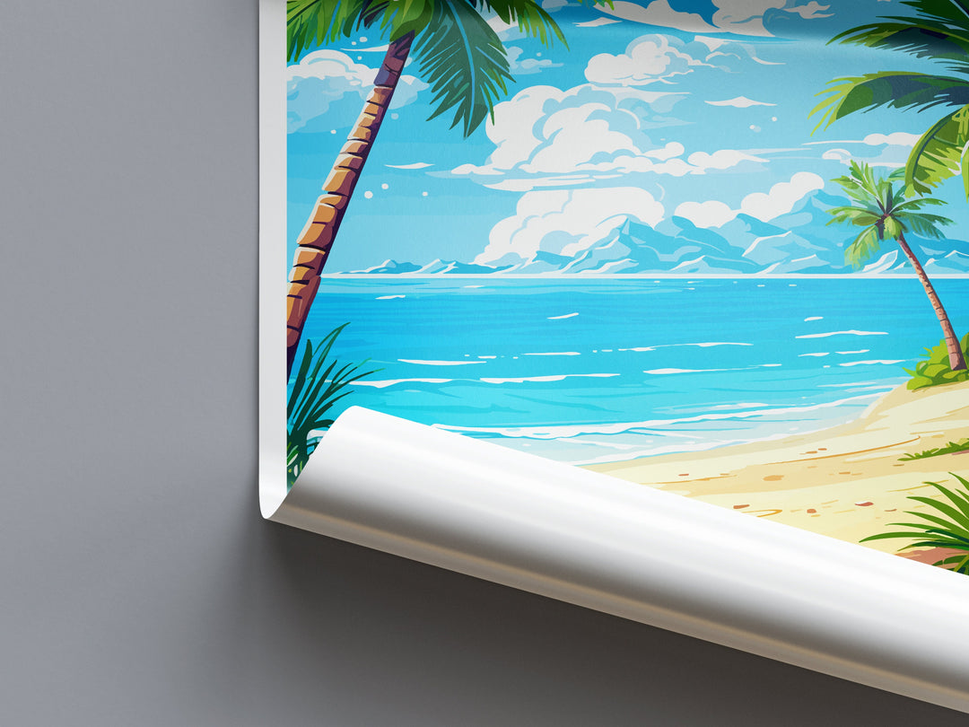 Aruba Travel Print Wall Art Aruba Wall Hanging Home Décor Aruba Gift Art Lovers Wall Art Caribbean Travel Print Aruba Decor