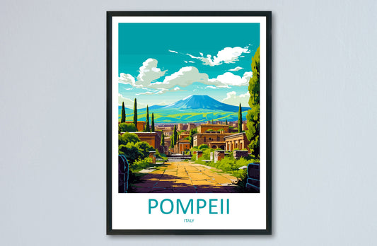 Pompeii Travel Print Wall Art Pompeii Italy Wall Hanging Home Decoration Pompeii Gift Art Lovers Wall Art Print Pompeii Italy Art Pompeii
